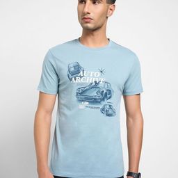 SF JEANS by Pantaloons Men Biker Slim Fit T-shirt-image-76