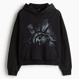 H&M Oversized Fit Printed Hoodie-picture-35