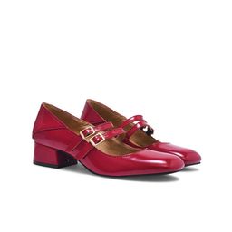 Street Style Store PU Block Buckles-57