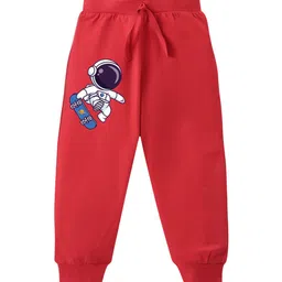 KAVEE Infant Boys Printed Cotton Mid-Rise Joggers-picture-13