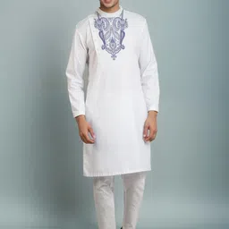 DEVOILER Men Printed Sequinned Grandeur & Majestic Artwork Kurta-picture-16