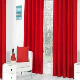 BELLA TRUE Red 4 Pieces Door Curtains-image-68