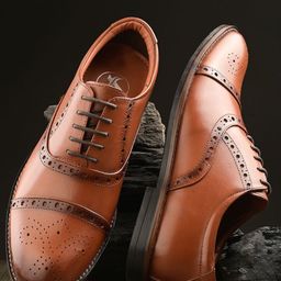 Auserio Men Leather Formal Brogues-image-78