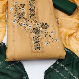 SHADOW & SAINING Embroidered Unstitched Dress Material-picture-6