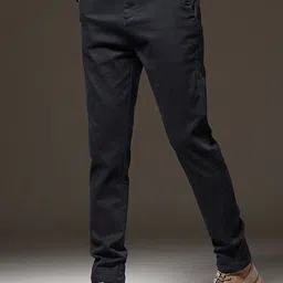 StyleCast Men Solid Chinos Trousers-image-88