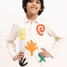 SPUNKIES Boys Floral Printed Polo Collar T-shirt-image-41