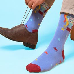 Lazy Bums Unisex Patterned Above Ankle Length Socks image 3