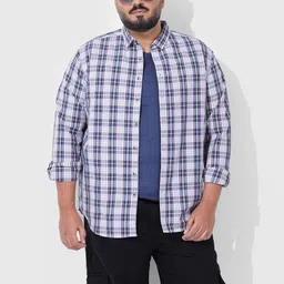Hardsoda by The Indian Garage Co Men Checked Casual Shirt-image-65