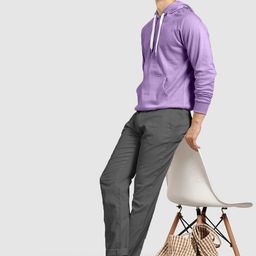 QOSHA Men Hooded Pullover Sweatshirt-image-78