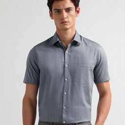 Arrow Men Striped Casual Shirt-picture-41