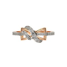 VALANOVA 18K Rose Gold Plated Sterling Silver 0.29 Ct Certified Lab Grown Diamond Ring-image-82