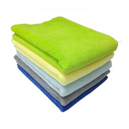 ARPANA BRIGHT 5-Pcs Green & Yellow Ultra-Soft Kitchen Towels-15