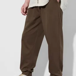 The Souled Store Men Baggy-Fit Mid Rise Joggers-10