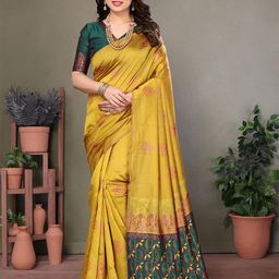 DIVASTRI Woven Design Zari Saree-picture-10