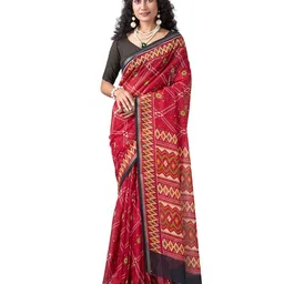 VIRENDRA TEXTILES Ethnic Motifs Zari Pure Cotton Saree-picture-27