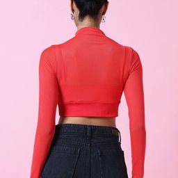 SHOWOFF Net Crop Top image 2