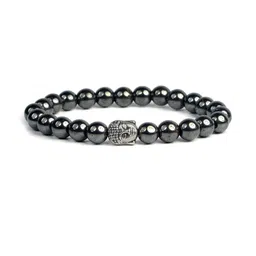 Divine souvenirs Black Alloy Bracelet-15