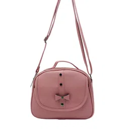 Esmoda Women Solid Structured Sling Bag-31