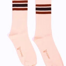 Thela Gaadi Unisex Calf Length Stripes Socks-20