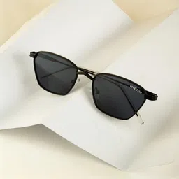 SUNGLASSIC Unisex Rectangle Sunglasses with UV Protected Lens-52