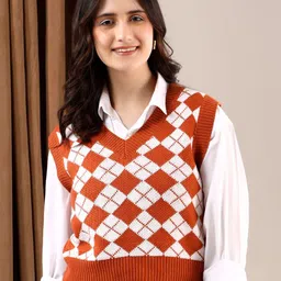 Stylecast X Kotty Women Printed Sweater Vest-image-14