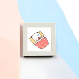 Anikmart Grey MDF Table Photo Frame With Anime Print-57