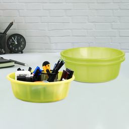 Kuber Industries Green 3 Pieces Regular Desk Organisers 6L Each-52