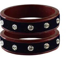Vidhya Kangan Multi-Coloured Brass Bangles-image-59