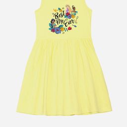 YK Kids-Girls Disney Print Fit & Flare Dress-image-85