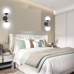 KINIS Black & White Quirky Abstract Shaped Shaped Wall Lamp image 3