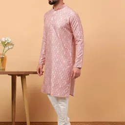 TREEMODA Men Regular Kurta with Pyjamas image 5