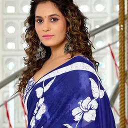 Pandadi Saree Floral Block Printed Sarees image 4