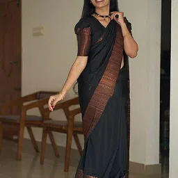 Anouk Woven Design Zari Banarasi Saree-image-70