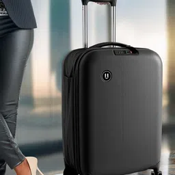 THE CLOWNFISH Valencia Series Hard Sided Cabin Trolley Bag-56