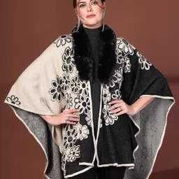 Mafadeny Women Printed Poncho-picture-37