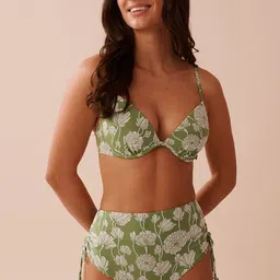 La Vie en Rose Printed Push-Up Bikini Swim Tops-picture-38