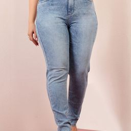 Miss Chase A+ Women Slim Fit High-Rise Light Fade Cotton Stretchable Jeans-picture-6