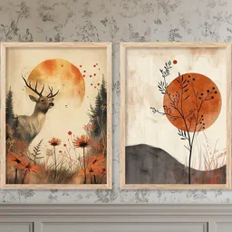 WALLLANE Brown Wood Wall Art-image-54