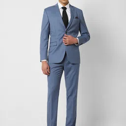 Van Heusen Slim-Fit Single-Breasted Two-Piece Suits-image-1