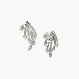VALANOVA 18K White Gold 0.38 Ct Lab Grown Diamond Earrings-image-67