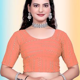 TANISHM FEB TEX Women Printed Saree Blouse-image-76