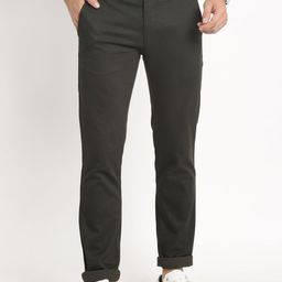Turtle Men Printed Relaxed Skinny Fit Chinos Trousers-image-25