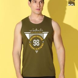 WOOSTRO Men Pack of 2 Typography Printed Round Neck Slim Fit T-shirts-picture-14