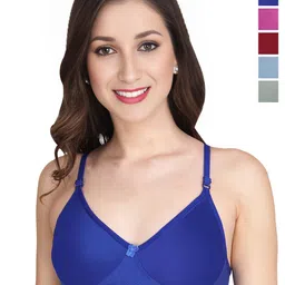 Liigne Pack Of 5 Full Coverage Lightly Padded Bra-image-10