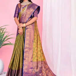 jayant creation Green Art Silk Barasi Sarees-picture-45