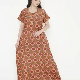 NIGHTSPREE Printed Maxi Nightdress-picture-32