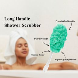 CareDone Set of 2 Soft Long Loofah with Handle image 5