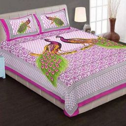 E Elma Unisex Pink Bedsheets-image-35