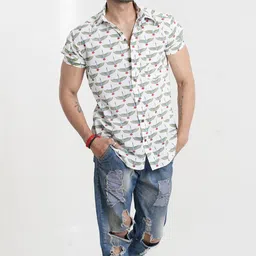 Style Matters Men Standard Animal Opaque Printed Casual Shirt-image-24