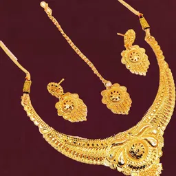 SDR Gold-Plated Alloy Jewellery Set-42